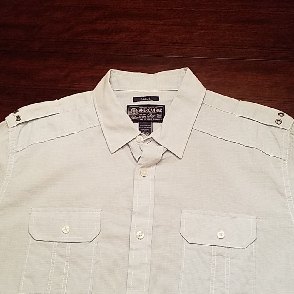 3 for $15 American Rag Large Mens Light Blue Shirt
